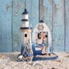 Mediterranean-style Wooden Lighthouse Photo Frame Tabletop Decoration, Creative Nordic Retro  Ornament