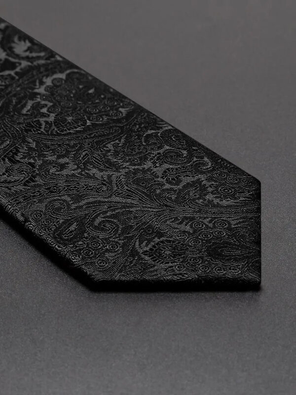 Premium Black Tie with Lucky Koi Fish - Zippered No-Tie Design, Ideal for Grooms, Men's Formal/Business Attire, Engagement Wedding Gift