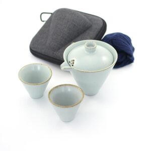 22030-Gongfu-to-Go-Travel-Set-Green-Ruyao-Shiboradashi.jpg Gongfu Tea Travel Set - Green Ruyao Shiboradashi 140ml