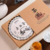 296fd220-6621-4118-96a0-78a78fad21df.jpg Fuding Old White Tea 2015 Authentic Shoumei Strong Aroma Tea Aged Gongmei Tea Cake Gift Box Set for Gift Giving 350g