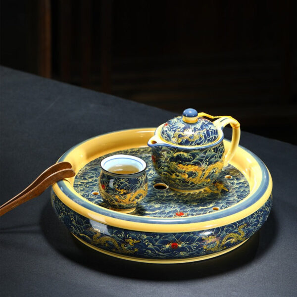 2bab0284e6ec0e4c2a9b943778e79e50.jpg Jingdezhen Double Wall Dragon Tea Set With Tea Tray