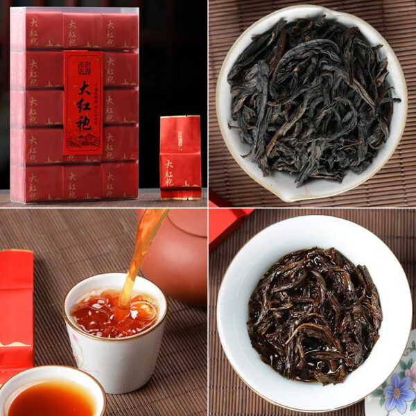 2024 New Tea - Oolong Tea Gift Box of Cinnamon Tea, Wuyi Mountain Dahongpao, and Narcissus Rock Tea (Strong - Flavor Type
