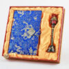 Nanjing Gift - Yunjin Brocade Notebook & Peking Opera Facial Mask Pen Gift Set, Chinese-Style Specialty Gift for Overseas