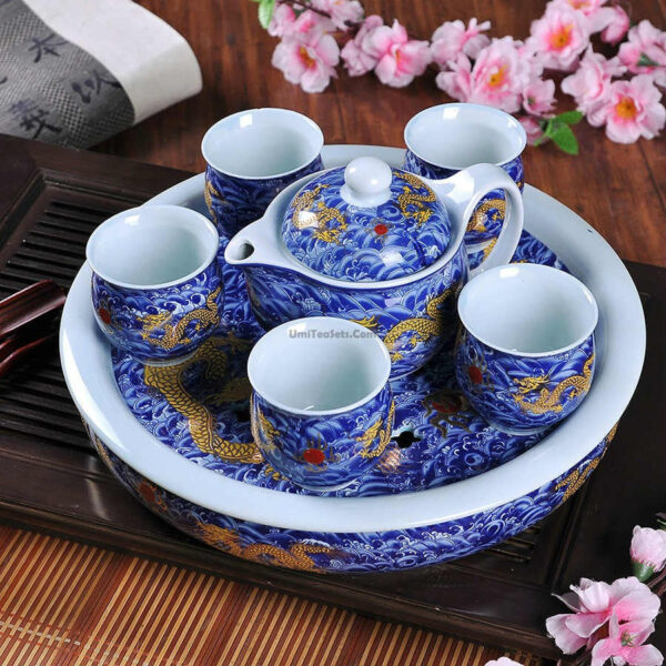 33930ea44080f704809c7f2b2efc0e51.jpg Jingdezhen Double Wall Dragon Tea Set With Tea Tray