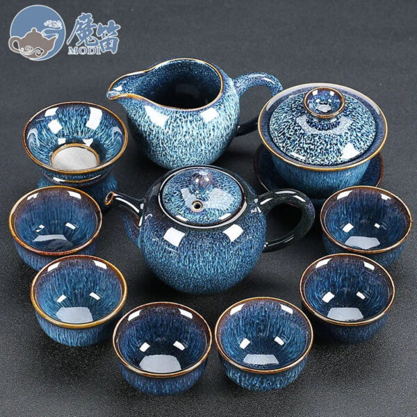 482cd22b-69be-45df-9e32-a3bf56a45de6.jpeg.a.jpg Yao-bian Jianzhan tea set, a complete set of cups, ceramic set, full set of household tea sets, Chinese style, high-end living room