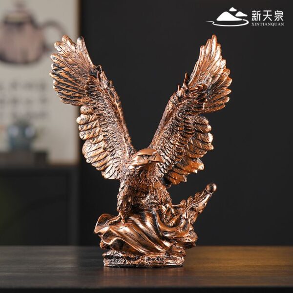 4b76a0ed-d041-4629-9c81-7fe5bb25dbf3.jpg Grand Ambition Eagle Ornament - High-End Decoration for Office, Study, or Tea Table. Ideal Gift for Grand Openings and Housewarmings.