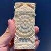 Mammoth Ivory Pendant/Plaque/Ornament of Ksitigarbha Bodhisattva (Made of Ice Material/Jelly Material) - Unisex Style for Gifting, Carving & Collection