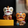 5c5b977b-c7b1-4dfe-acdf-5a45164c2268.jpeg.a.jpg The new Chinese trendy resin tea pet of waking lion, Forbidden City fortune-telling tea tray ornament, desktop and living room cultural and creative lion dance entrance decoration.