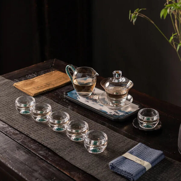 803f12cc-fa59-4285-81d9-75a03a5b1219.jpg Chinese style complete set of high-temperature resistant glass tea sets, light luxury household elegant Gongfu tea sets, tea ceremony cups and tea bowls gift box set