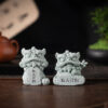 98486df1-766e-4853-9e1d-75814036fe96.jpg Creative Customized Good Fortune Lion Dance Tea Pets Set —— Traditional Chinese Lion Dance Charm for Prosperity & Home Decor