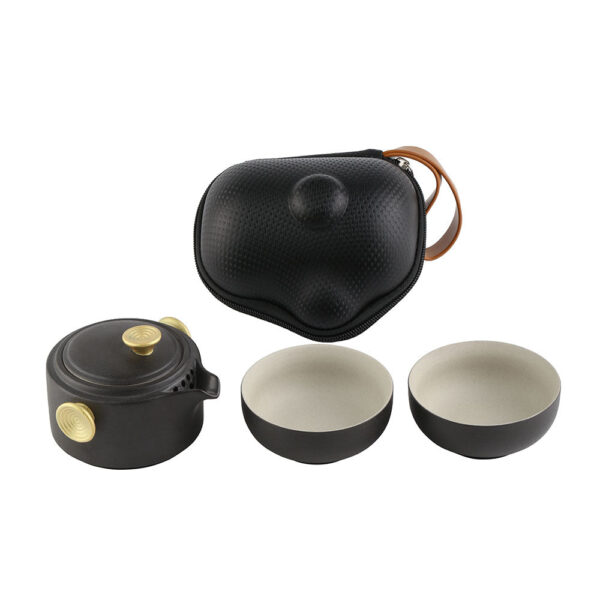IMG_7916.jpg Gongfu Tea Set - Easy Gaiwan Cup Set - Black Glaze - 180ml