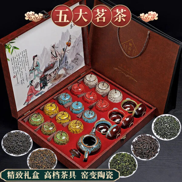 a59dafd1-6599-48cb-acaa-58530bdb0907.jpg Lapsang Souchong Black Tea from Tongmuguan, Wuyi Mountain. It comes in a gift - box set with a strong aroma, an ideal high - end gift for elders during the Mid - Autumn Festival.