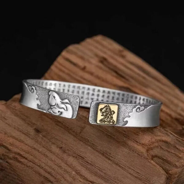 New Arrival Auspicious Chinese Zodiac Bracelet - 12 Signs Sterling Silver, Zodiac Year Unisex Vintage Couple Design