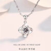 c213b964-d168-463b-acff-3b8e25d67453.jpg PT950 Platinum Necklace Female Cupid Clavicle Chain Diamond Pendant Engagement Valentine's Day Gift for Girlfriend