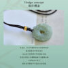 New Style Hetian Jade Exquisite 'Happiness and Fortune' Dragon Fish Peace Pendant - Perfect Birthday Gift for Family and Loved Ones