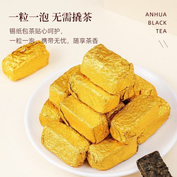 Qichun Tea Anhua Dark Tea 2016 Chenzhengzong Anhua Dark Tea Jinhua Fuzhuan Handmade Jinfu Tea。