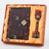 Nanjing Gift - Yunjin Brocade Notebook & Peking Opera Facial Mask Pen Gift Set, Chinese-Style Specialty Gift for Overseas