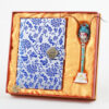 Nanjing Gift - Yunjin Brocade Notebook & Peking Opera Facial Mask Pen Gift Set, Chinese-Style Specialty Gift for Overseas