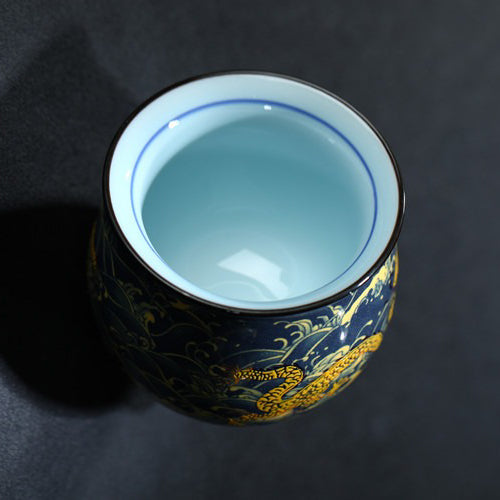 d0de8eda548c5367fc9f04c708257e78.jpg Jingdezhen Double Wall Dragon Tea Set With Tea Tray