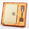 Nanjing Gift - Yunjin Brocade Notebook & Peking Opera Facial Mask Pen Gift Set, Chinese-Style Specialty Gift for Overseas
