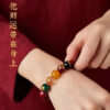e44e0d09-4ef4-49de-9fbf-b3bb2ad7a96e.jpeg.a.jpg Five-way God of Wealth Cinnabar Bracelet with Prayed-for Luck, Natural and Authentic Pixiu, Recommended for Men and Women's Accessory Bracelet in the Year of One's Zodiac Animal