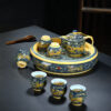 e7fa9a717ac39e5efac0bd3b9e4e4a74.jpg Jingdezhen Double Wall Dragon Tea Set With Tea Tray