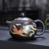 Chinese style becomes hot with water Dragon Phoenix Pot Purple clay teapot Kung Fu tea set teapot infuser Dragon pot is not hot