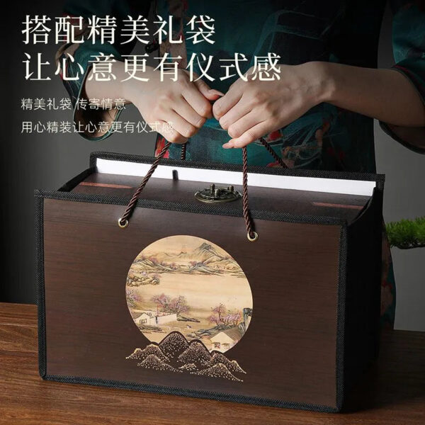 Qichun Tea Gift Box of 2024 New - season Green Tea - Lu'an Guapian. Holiday - themed Gift Packaging.