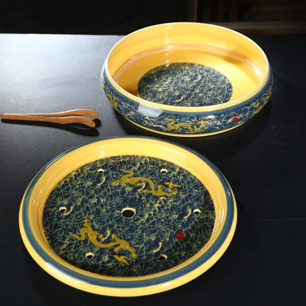ff1bf6aedd501af7676c8759aa4ab0fa.jpg Jingdezhen Double Wall Dragon Tea Set With Tea Tray